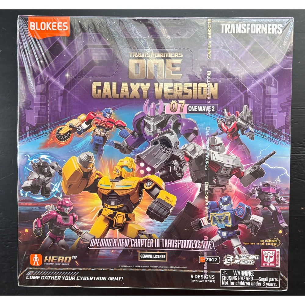 NEW: Blokees Transformers One Galaxy Version 07 One Wave 2 Blind Box Case